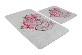 Mijölnir Peonia Djt Juego de alfombras de baño Multicolor